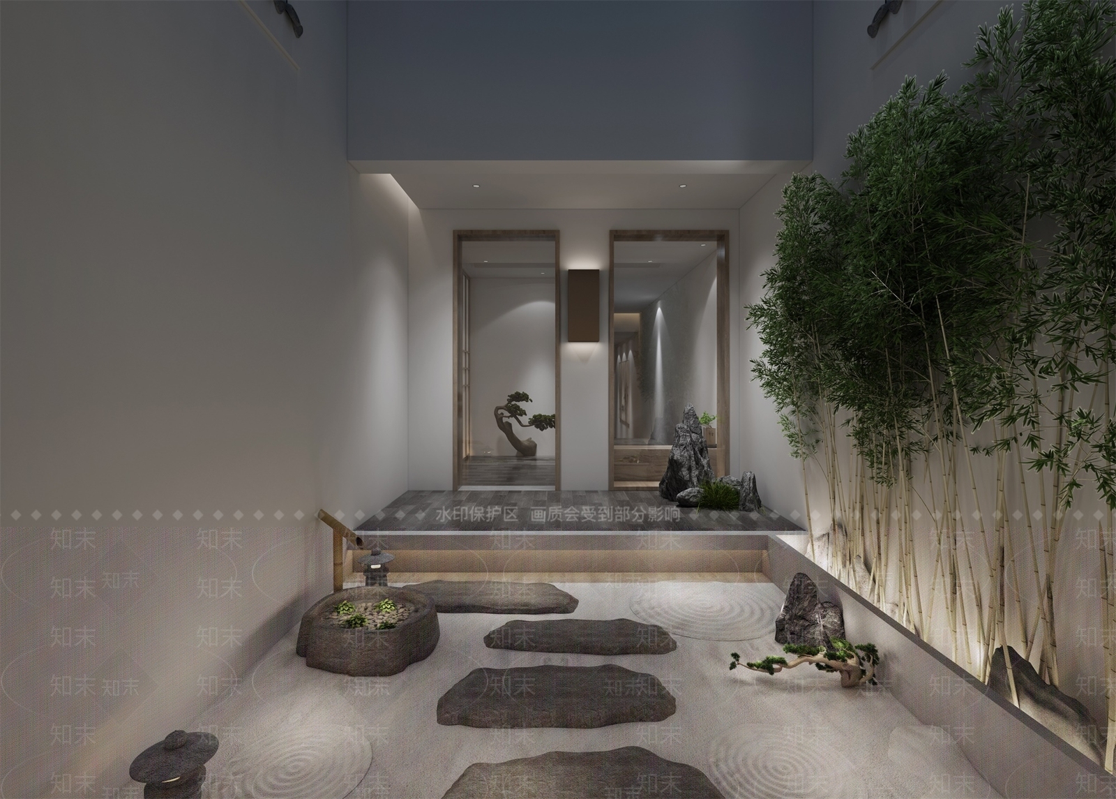 新中式茶馆SU模型下载【ID:1134621079】