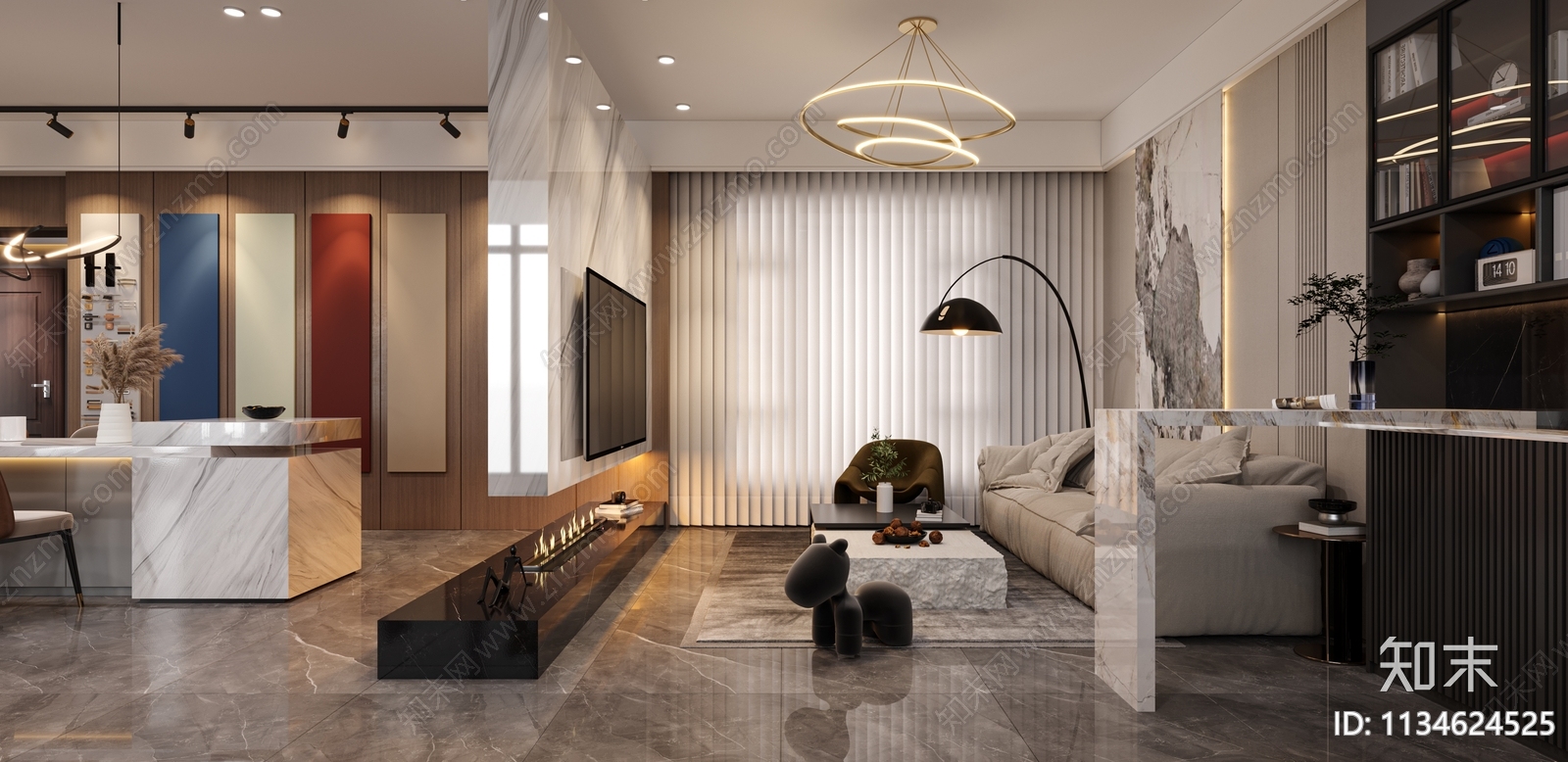 展厅定制门店cad施工图下载【ID:1134624525】