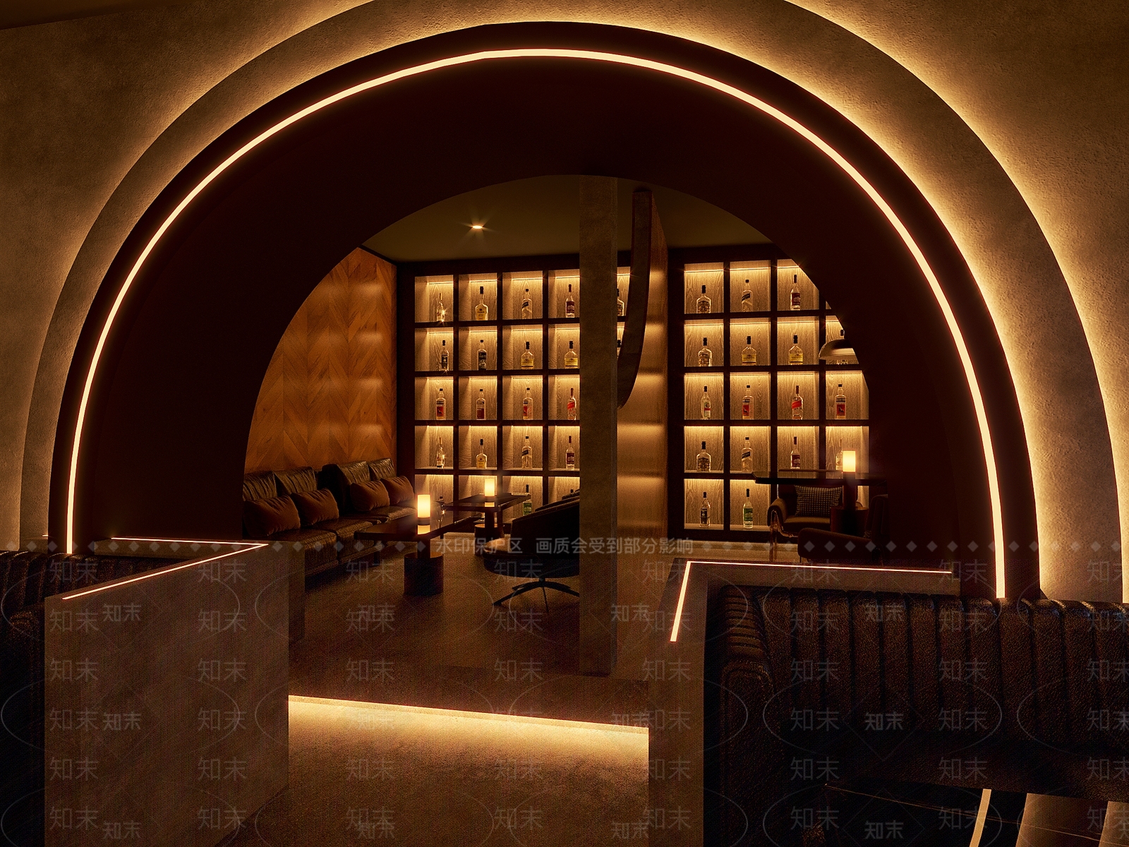现代酒吧3D模型下载【ID:1134635522】