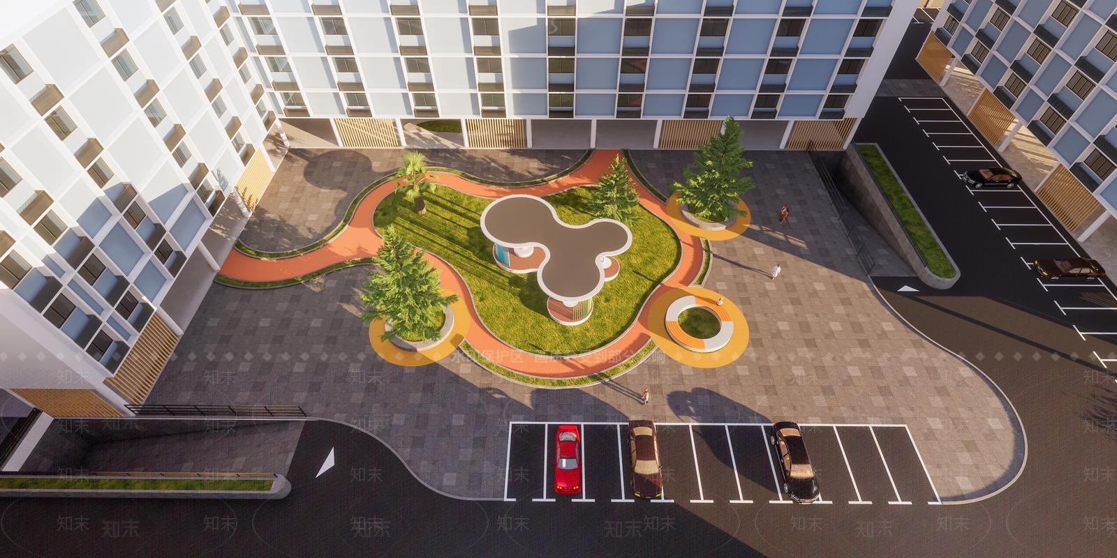 现代医疗建筑SU模型下载【ID:1134635819】
