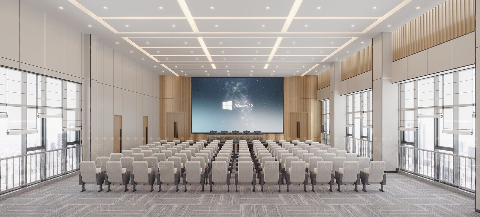 现代报告厅3D模型下载【ID:1134639176】