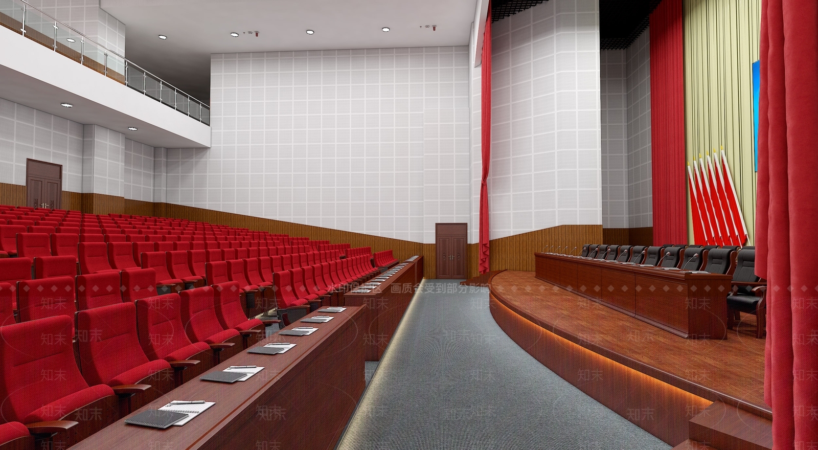 现代大会议室SU模型下载【ID:1134642499】