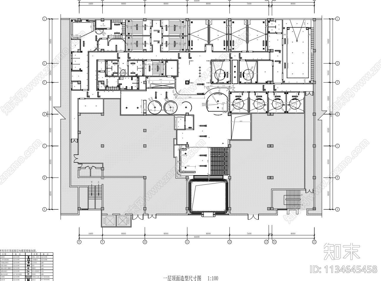 足浴会所cad施工图下载【ID:1134645458】