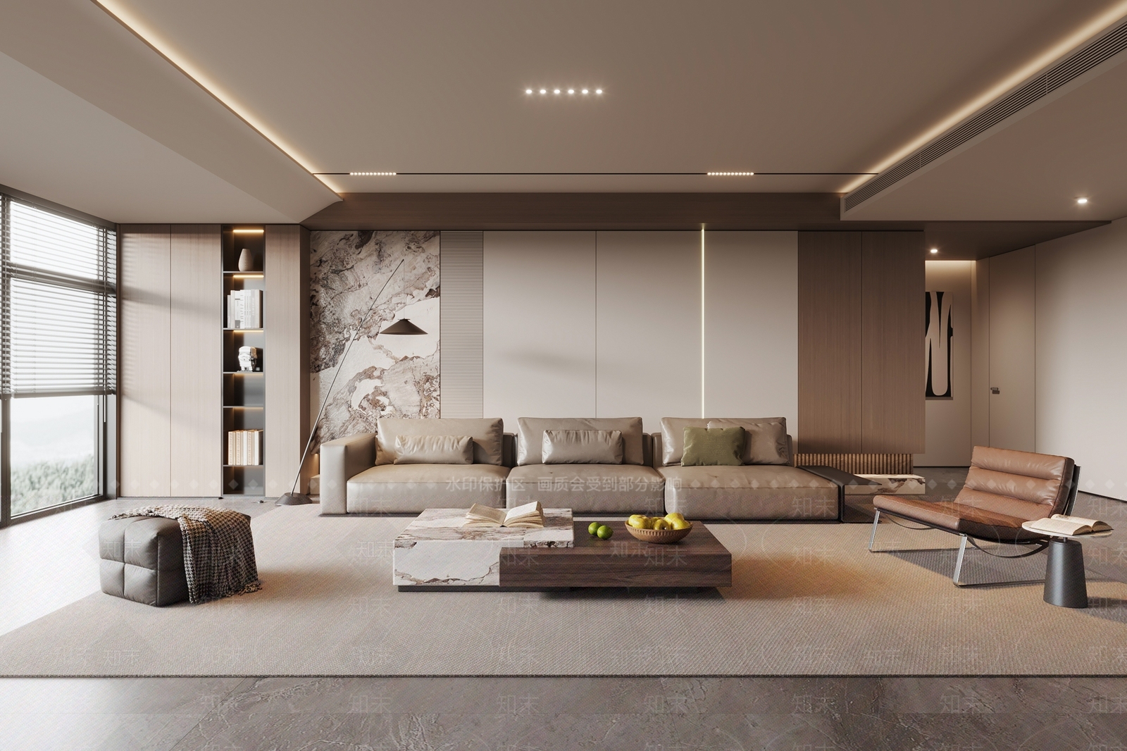 带毯子的黑色沙发3D模型下载【ID:1206192687】