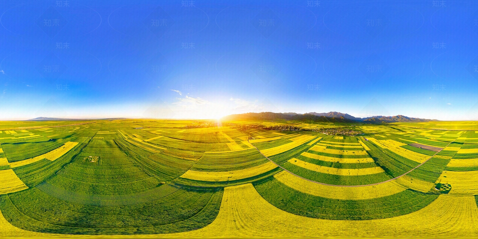 HDR春色美丽田野贴图下载【ID:1134650861】