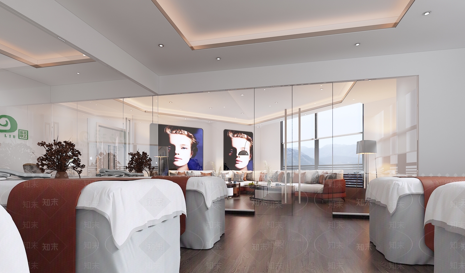 现代美容院3D模型下载【ID:1134656550】