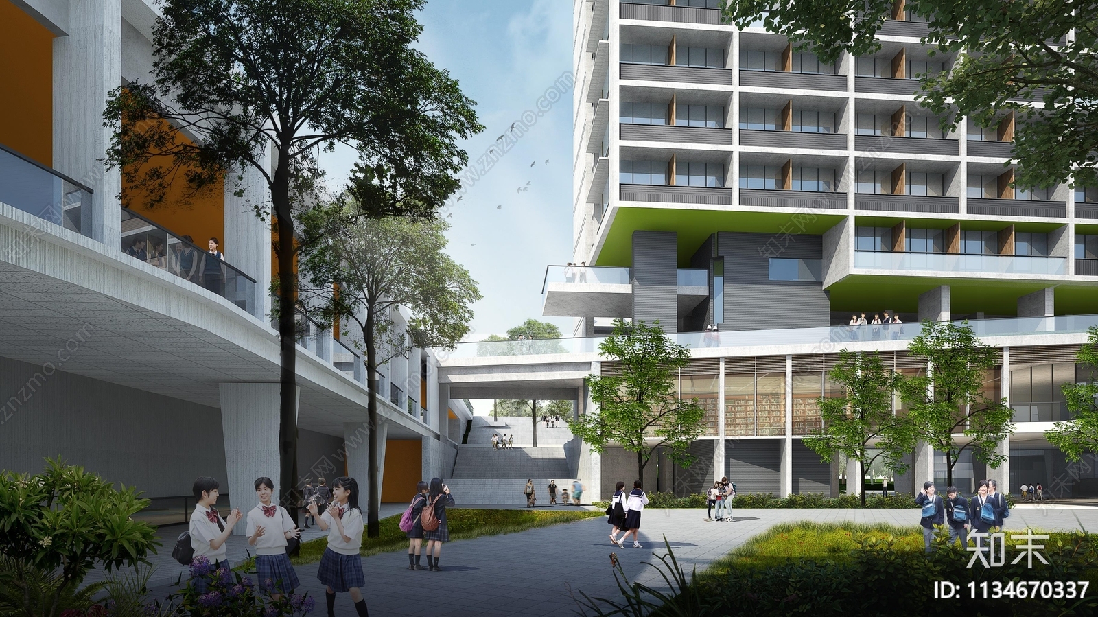 深圳第二十三高级中学建筑方案文本下载【ID:1134670337】_【知末方案文本库】