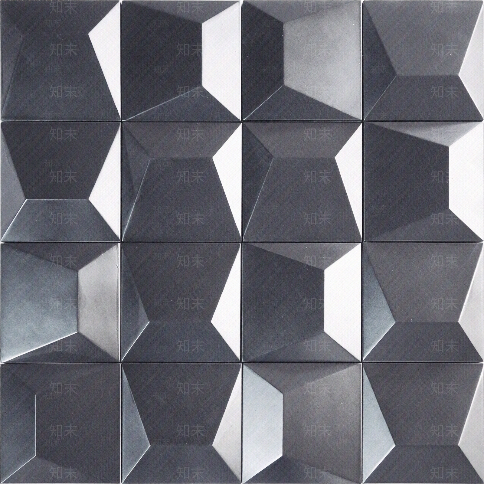 造型艺术立体砖贴图下载【ID:1134677592】