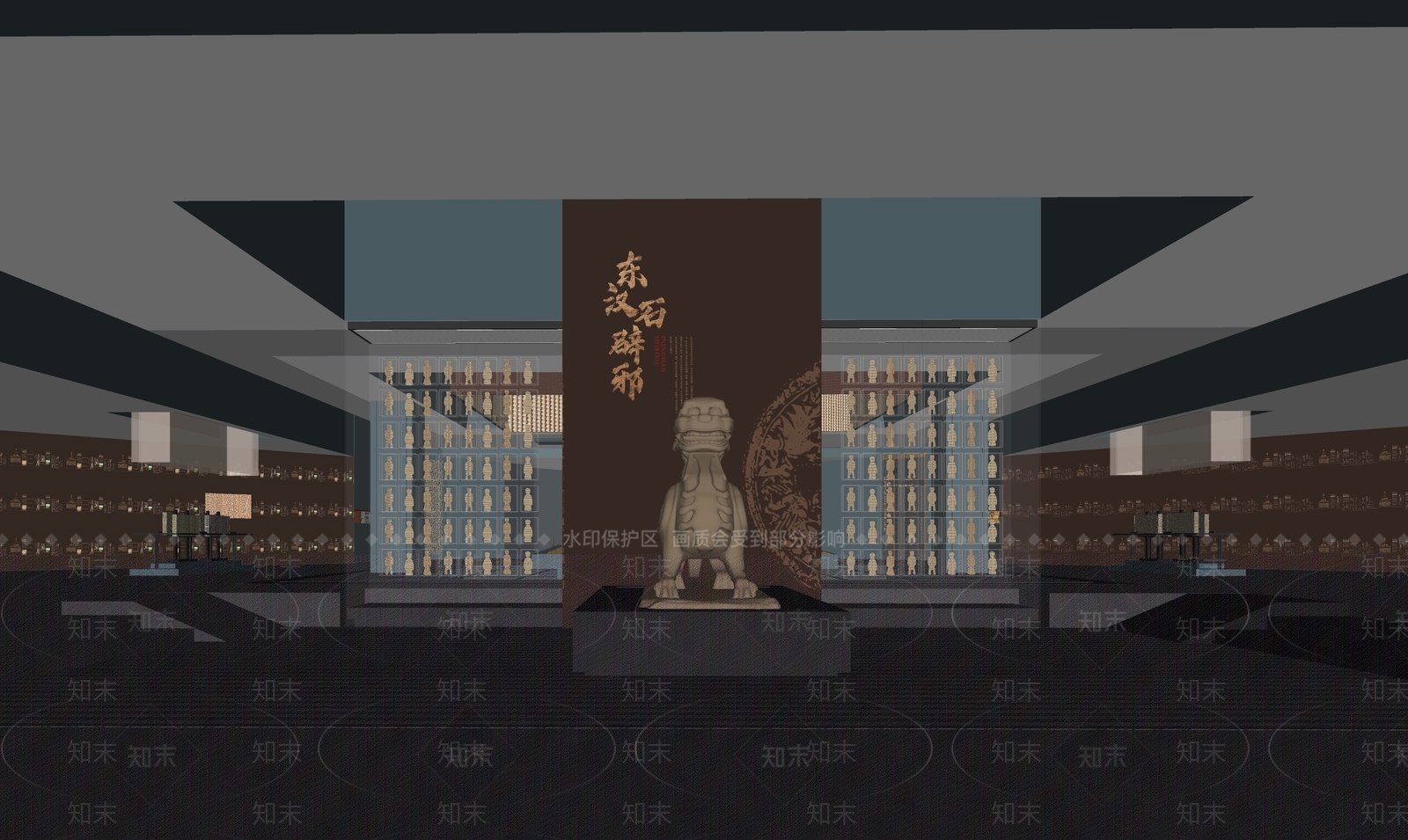 现代博物馆SU模型下载【ID:1134681839】
