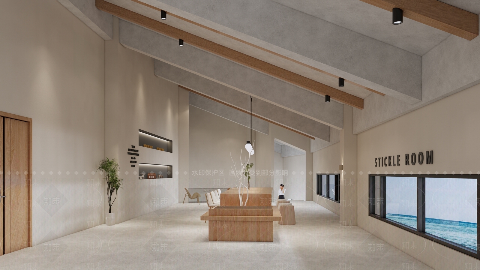 现代休息室SU模型下载【ID:1134706558】
