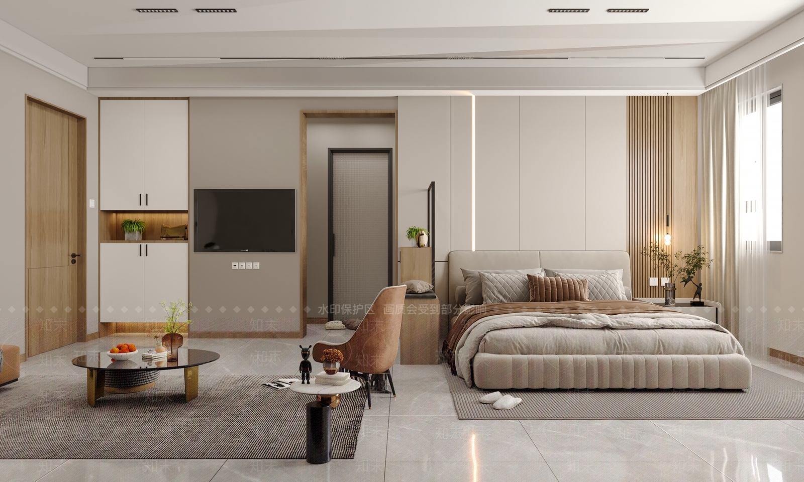 现代单身公寓3D模型下载【ID:1134762015】