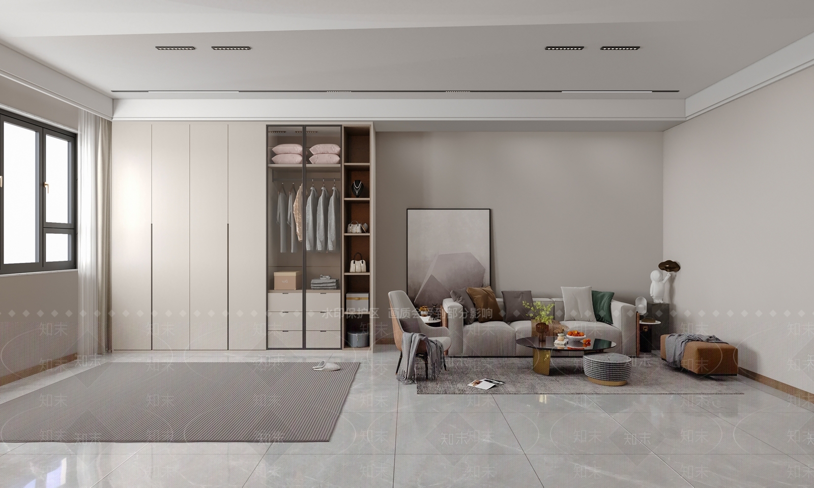 现代单身公寓3D模型下载【ID:1134762015】