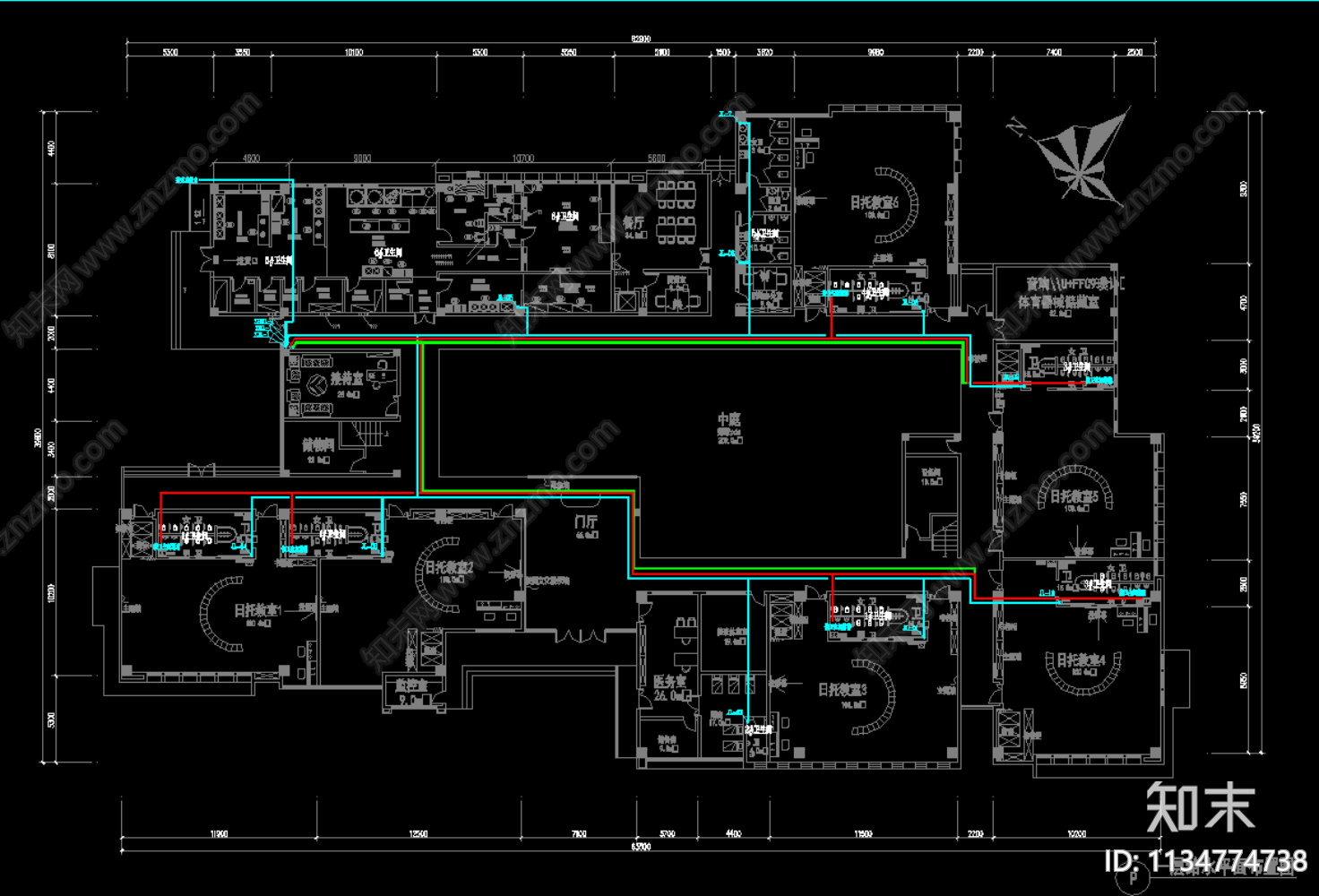 幼儿园建筑给排水施工图下载【ID:1134774738】