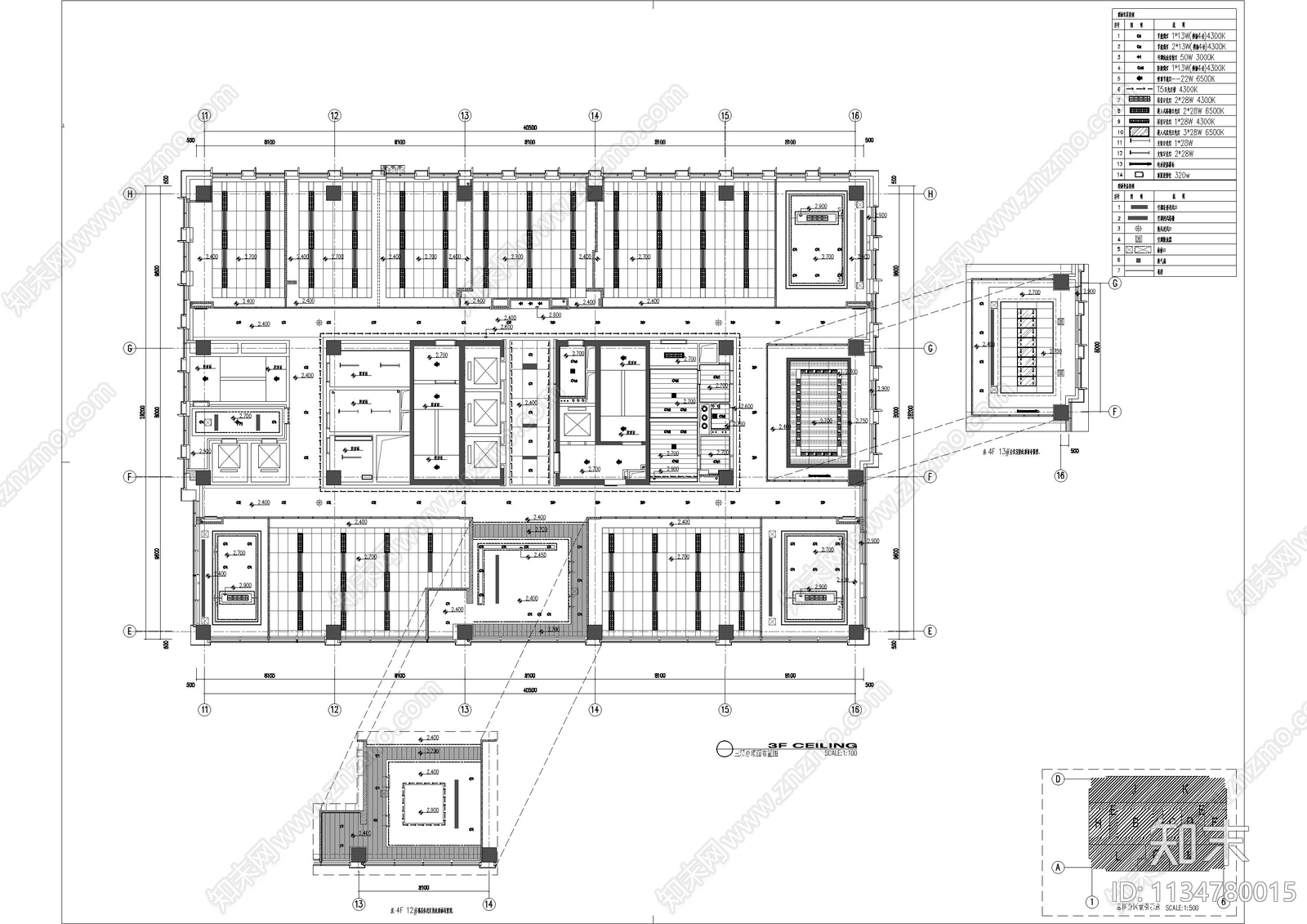 办公室cad施工图下载【ID:1134780015】