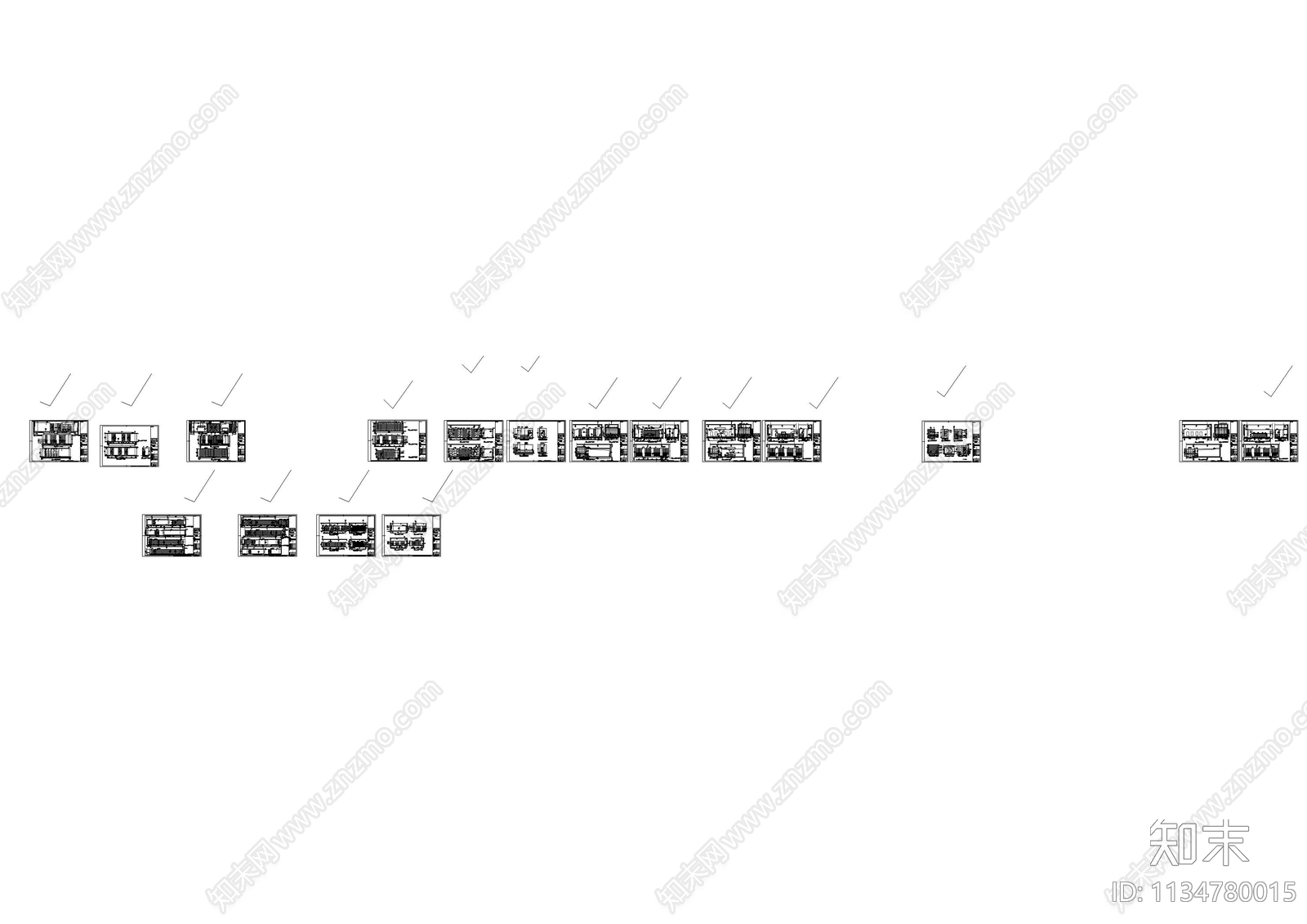 办公室cad施工图下载【ID:1134780015】