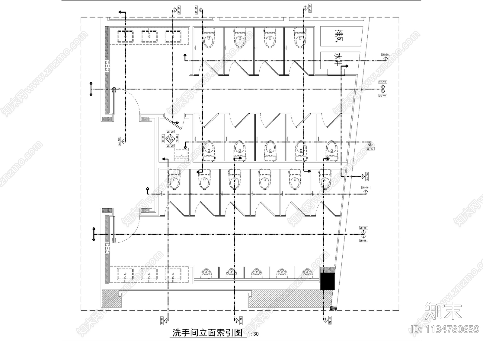 大型会议报告厅及接待室cad施工图下载【ID:1134780659】