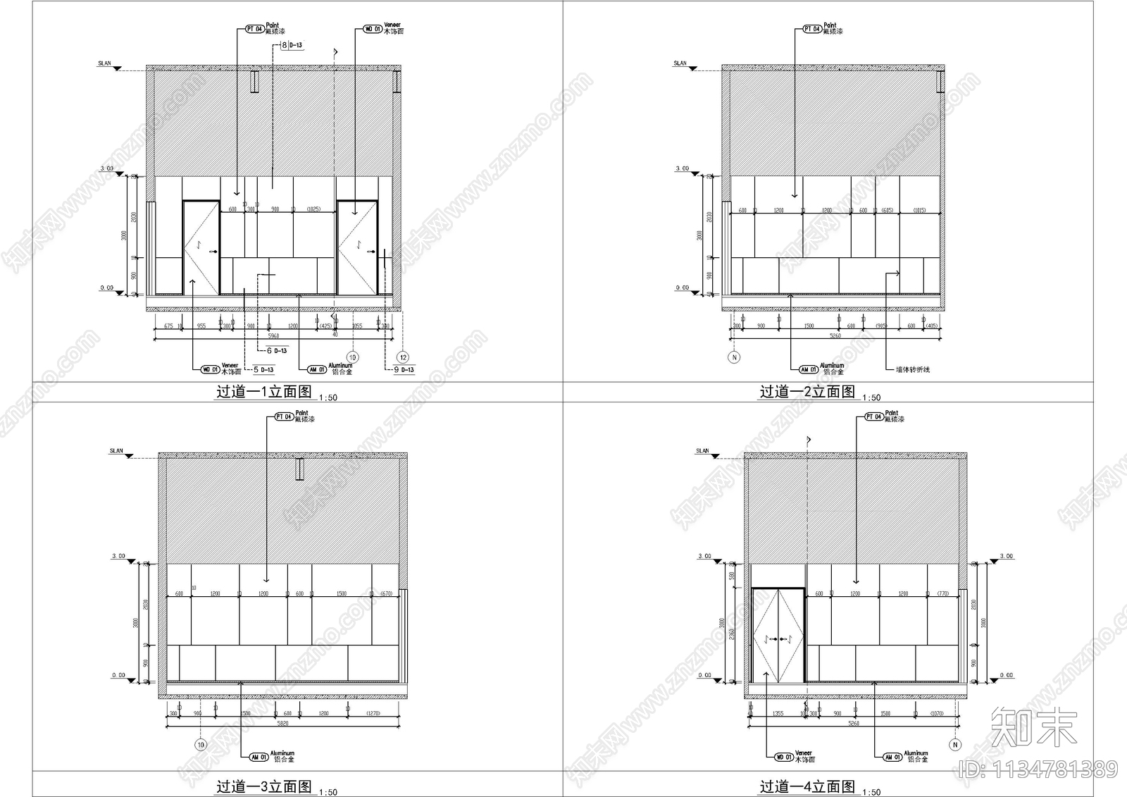 多功能报告厅施工图下载【ID:1134781389】