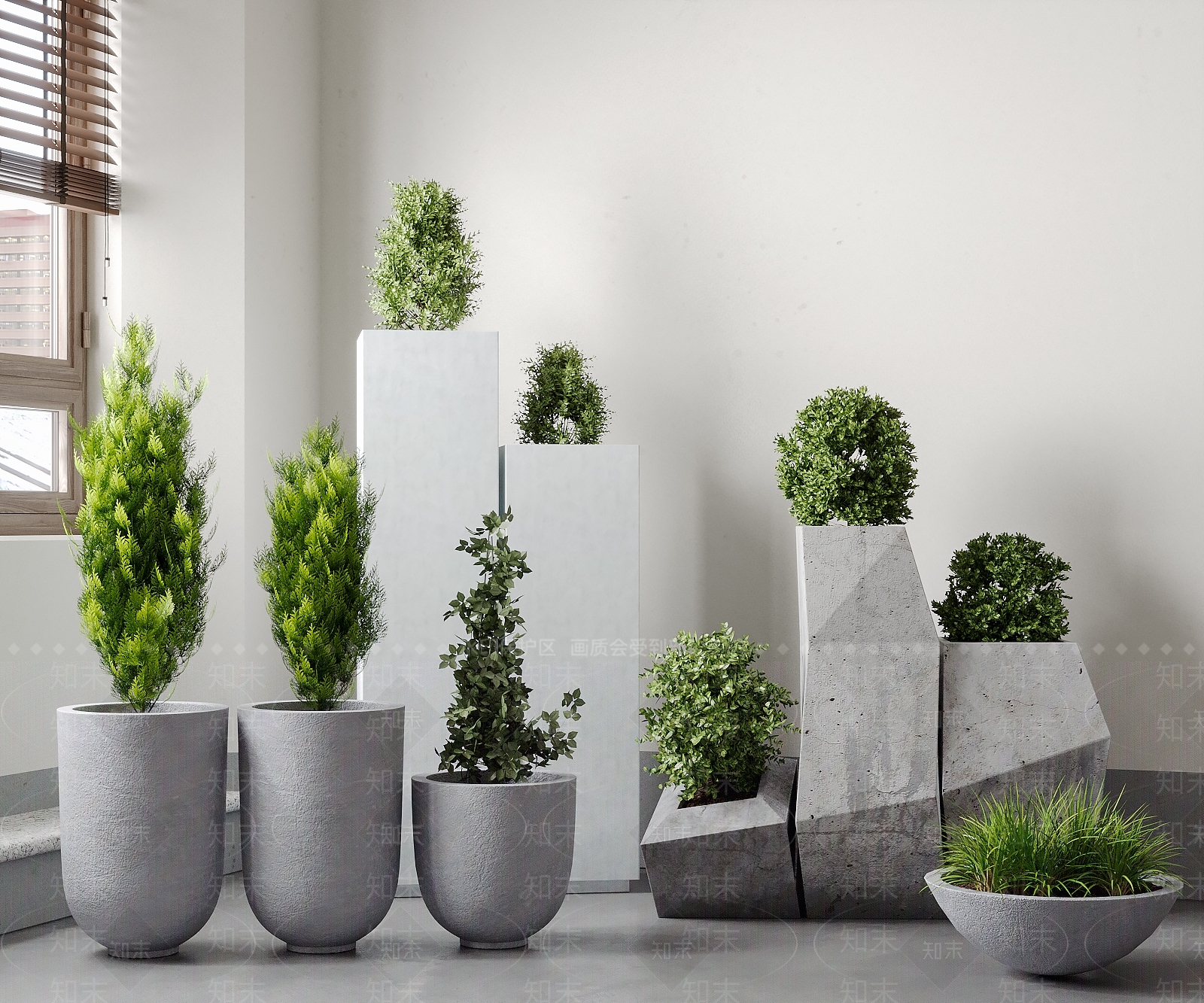 盆栽SU模型下载【ID:1134787853】