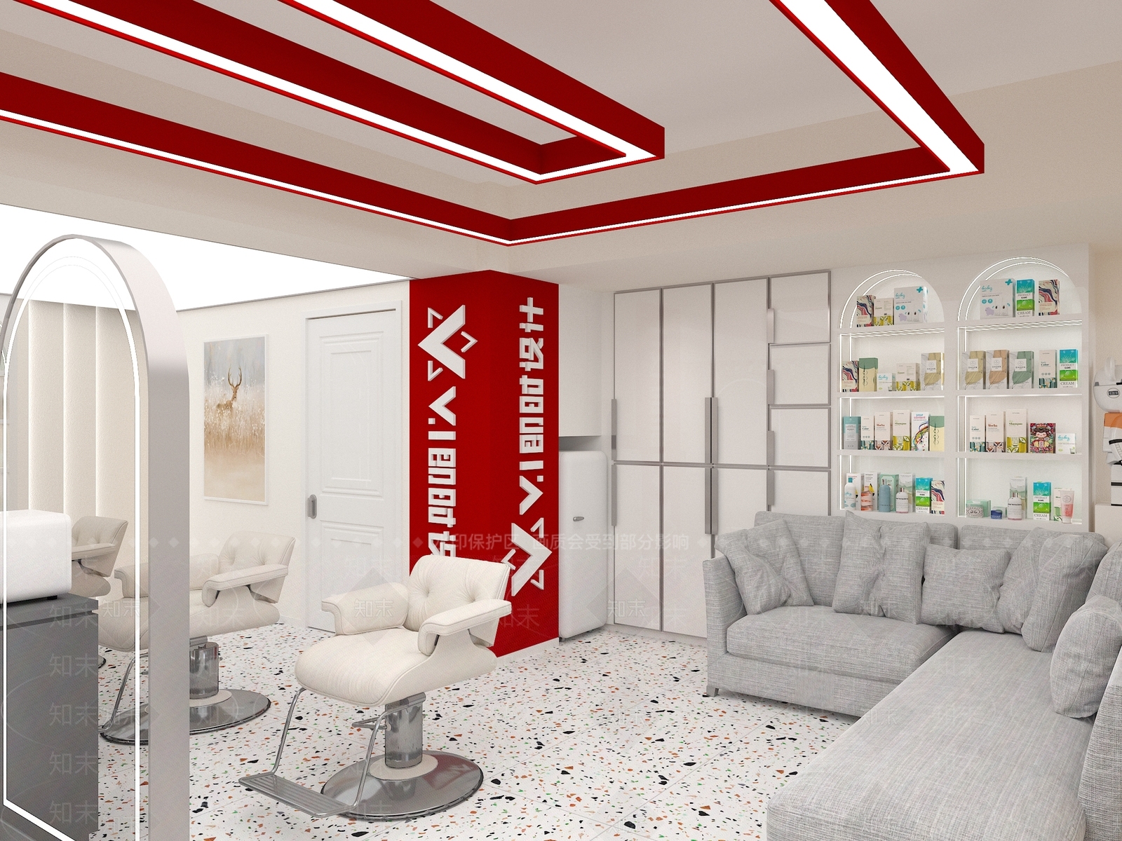 现代理发店3D模型下载【ID:1134793229】