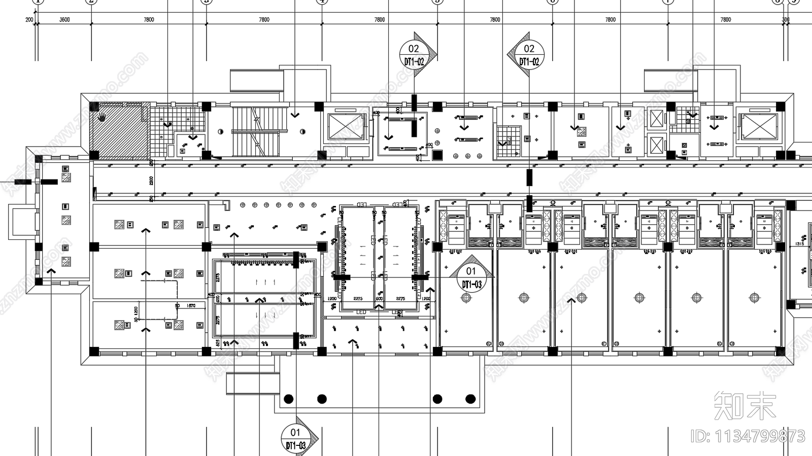 某中医院医养楼cad施工图下载【ID:1134799873】