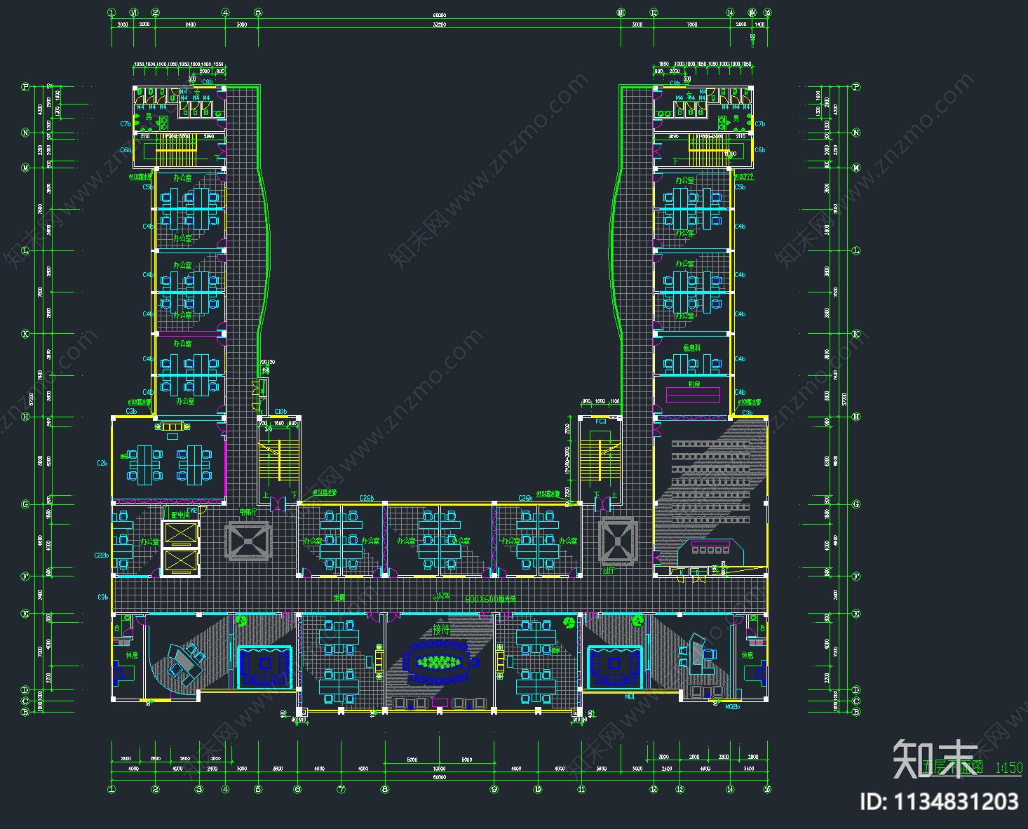 103套医院设计平面布置图cad施工图下载【ID:1134831203】