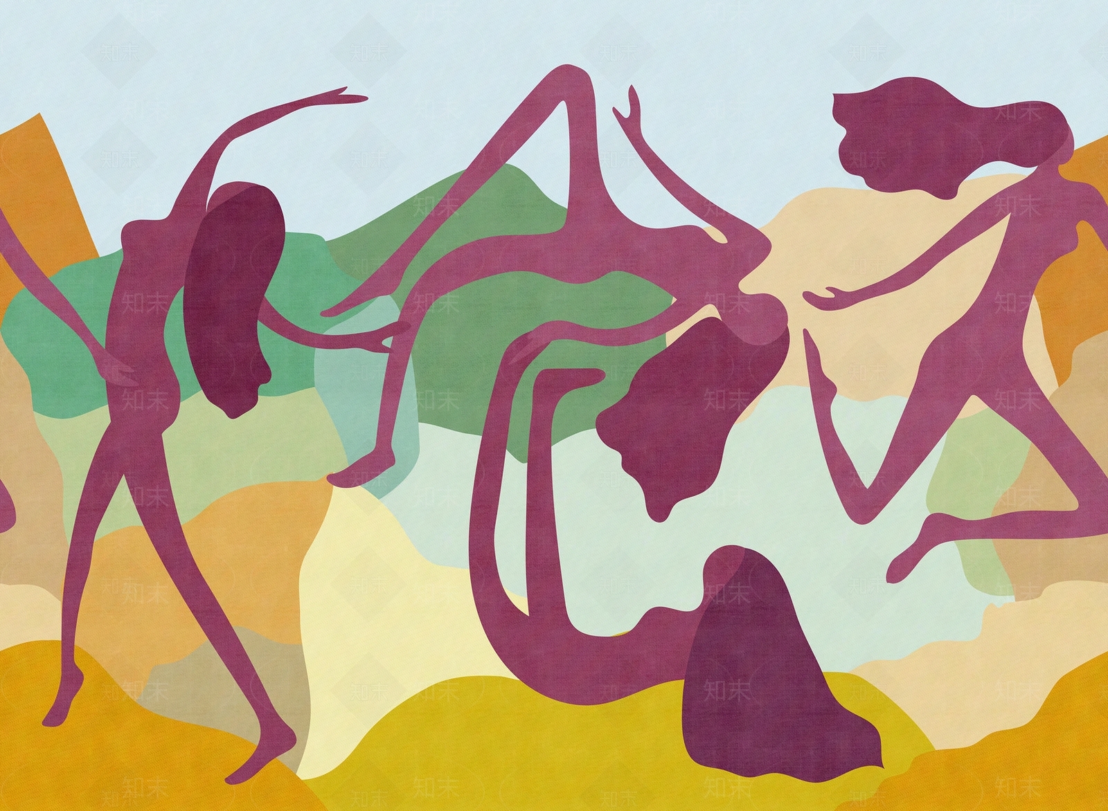 抽象人像壁纸贴图下载【ID:1134835844】