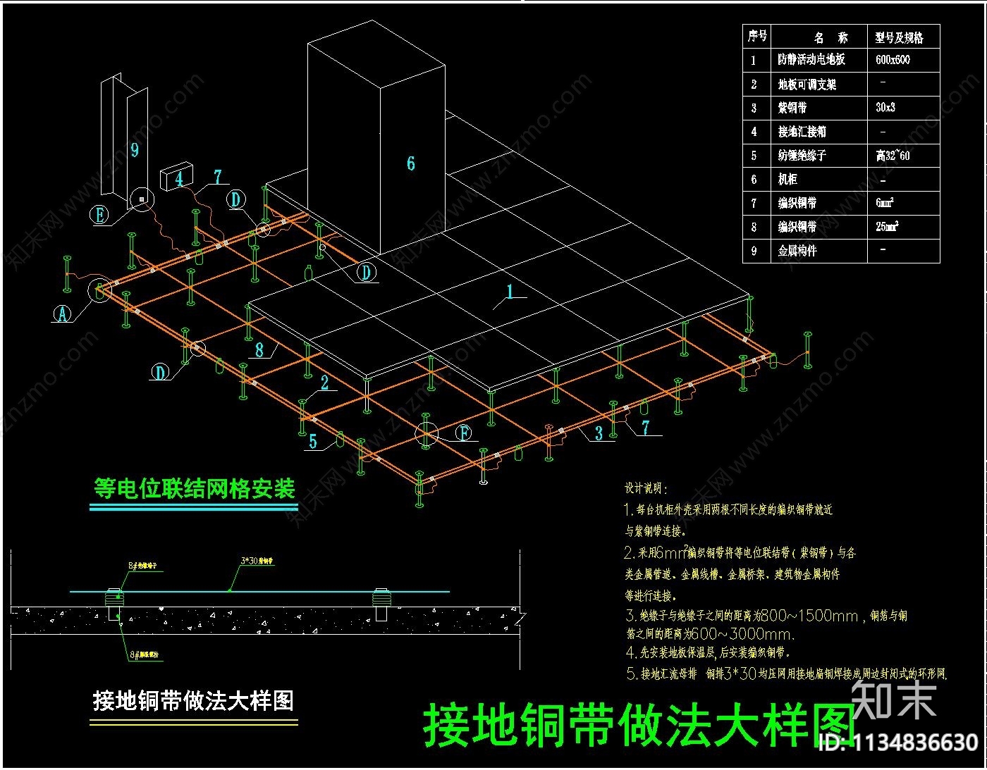 机房工程cad施工图下载【ID:1134836630】