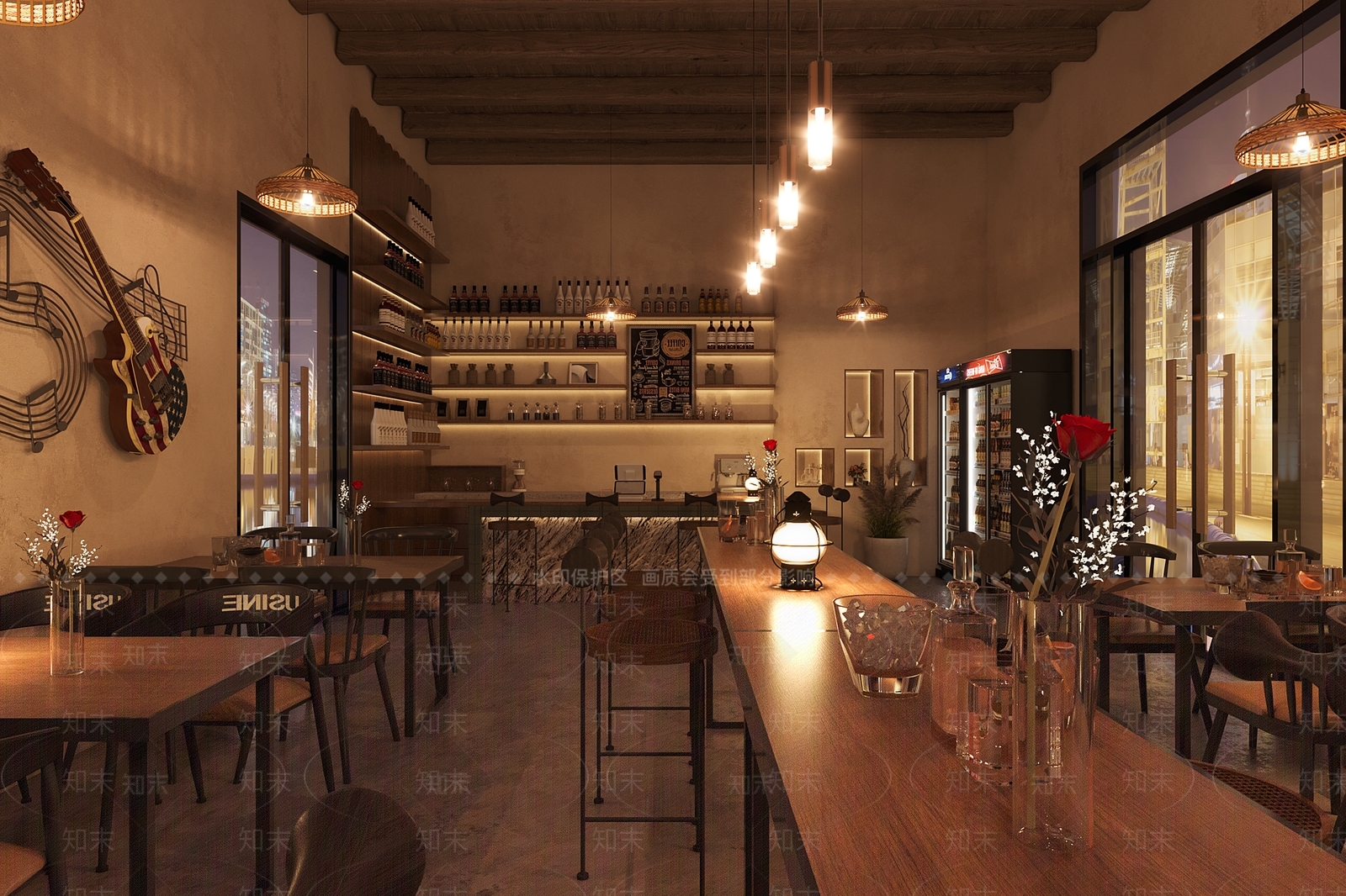 现代酒吧3D模型下载【ID:1134840913】