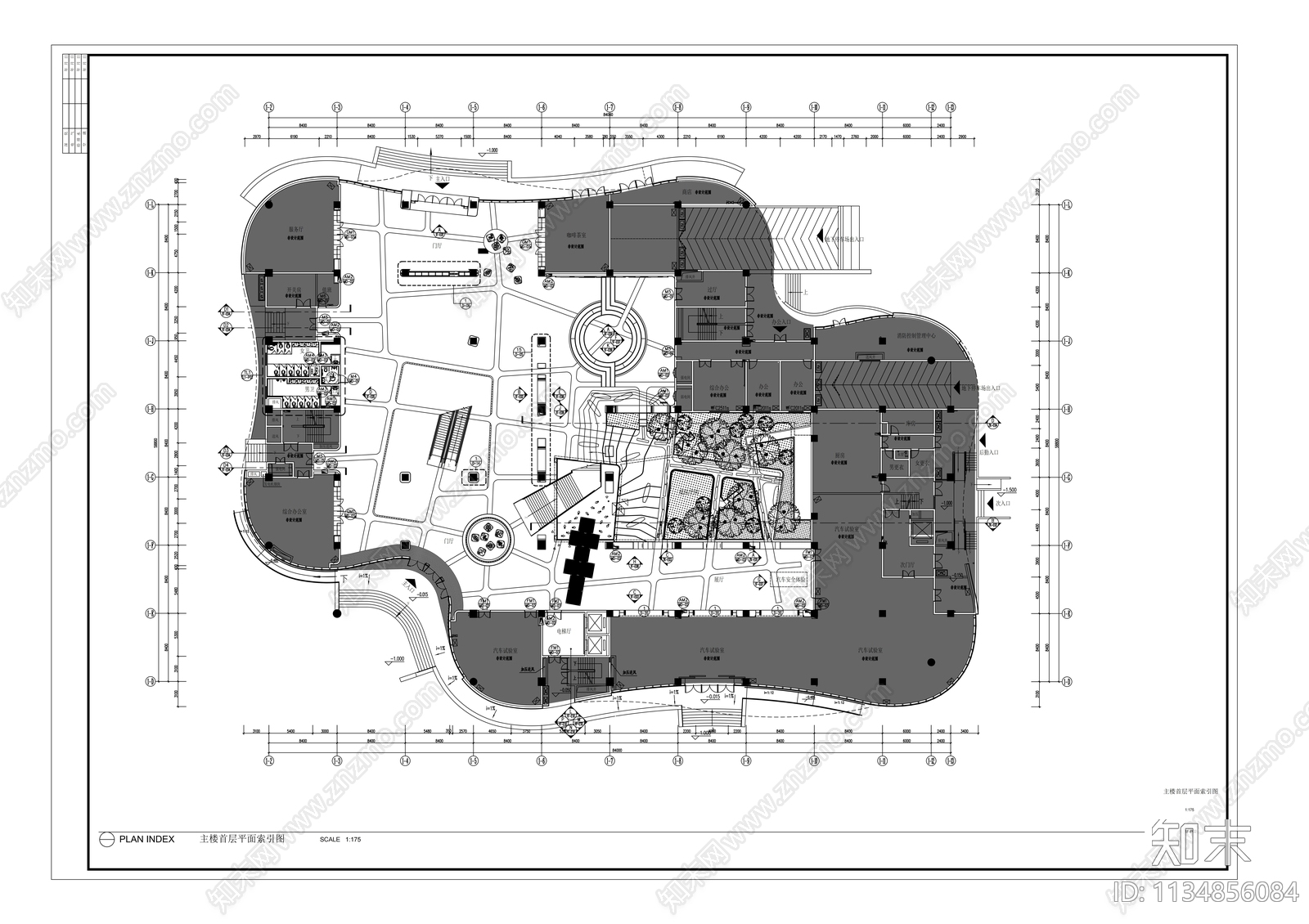 少年宫剧院室内施工图下载【ID:1134856084】