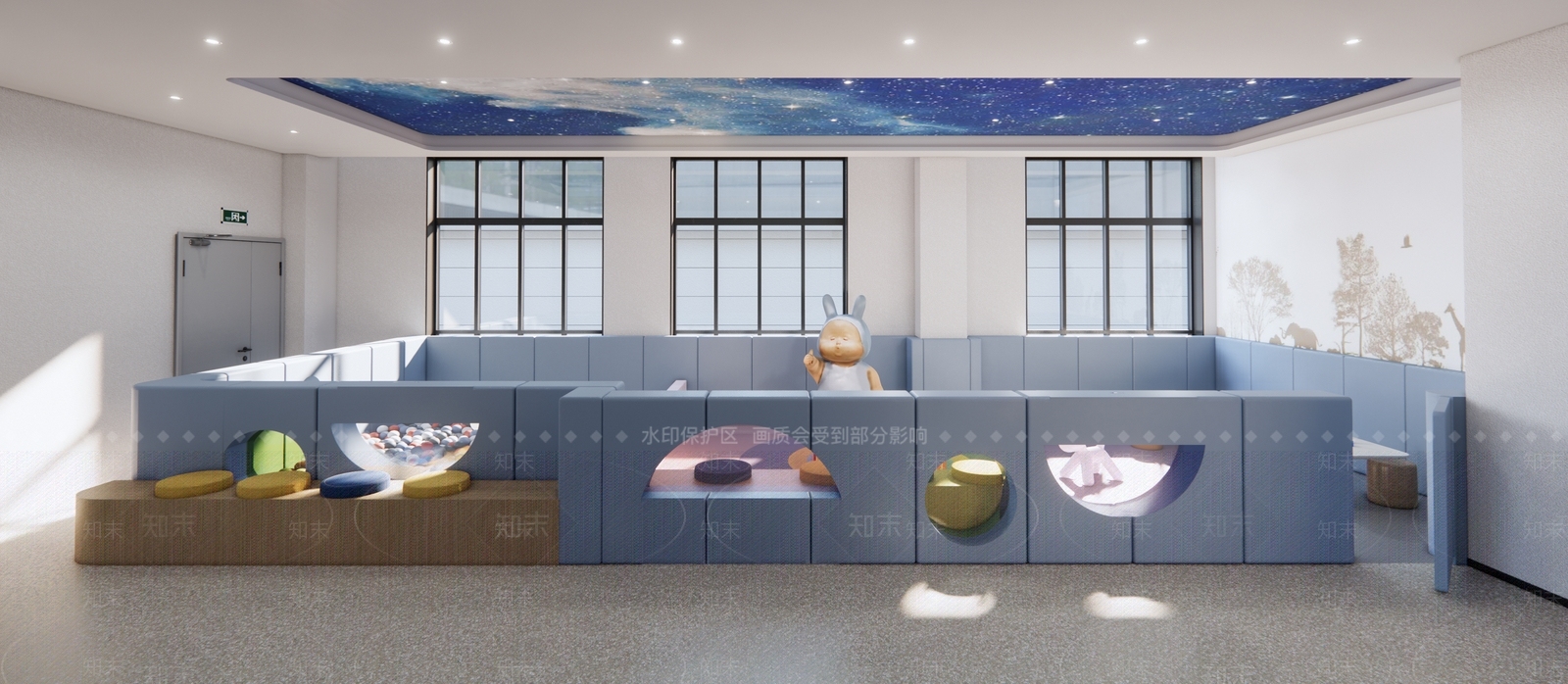 现代儿童活动空间SU模型下载【ID:1134892360】