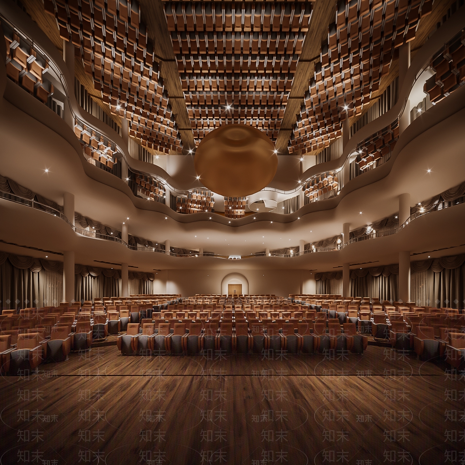 现代报告厅3D模型下载【ID:1134899596】