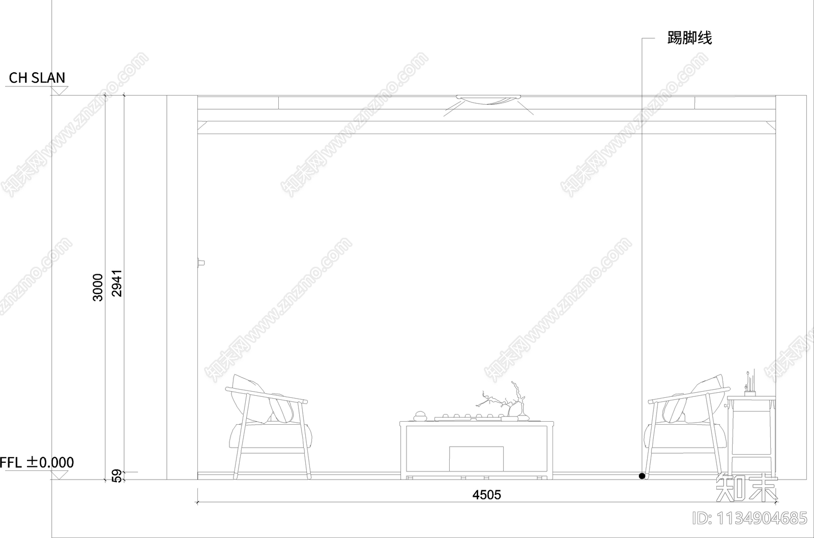 会议室cad施工图下载【ID:1134904685】