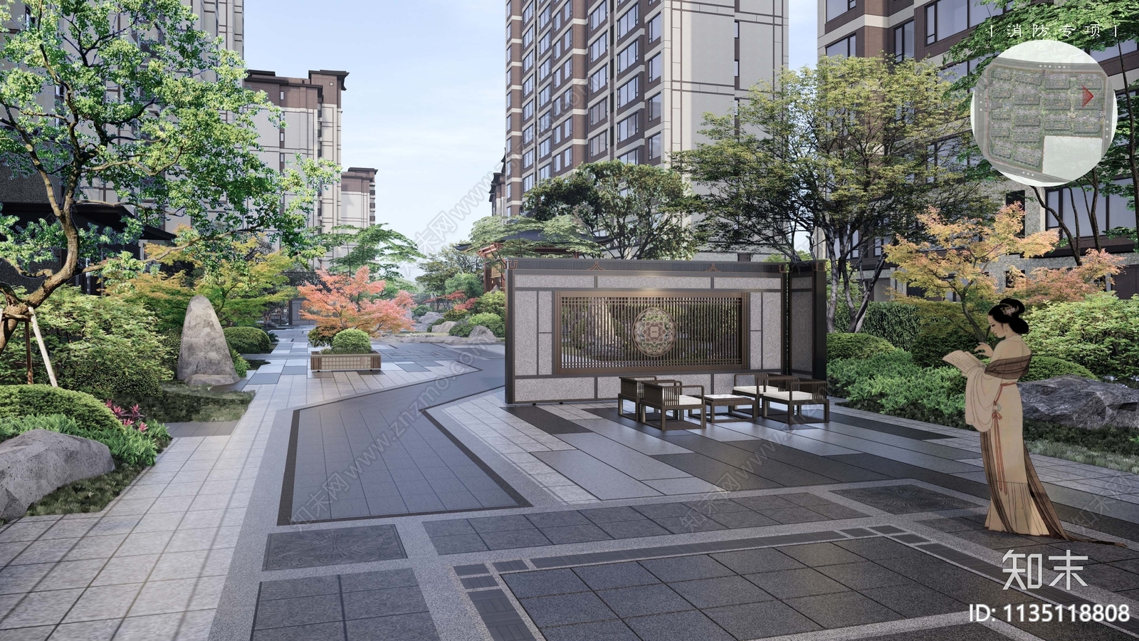 成都唐风建发天府大区景观方案文本下载【ID:1135118808】_【知末方案文本库】