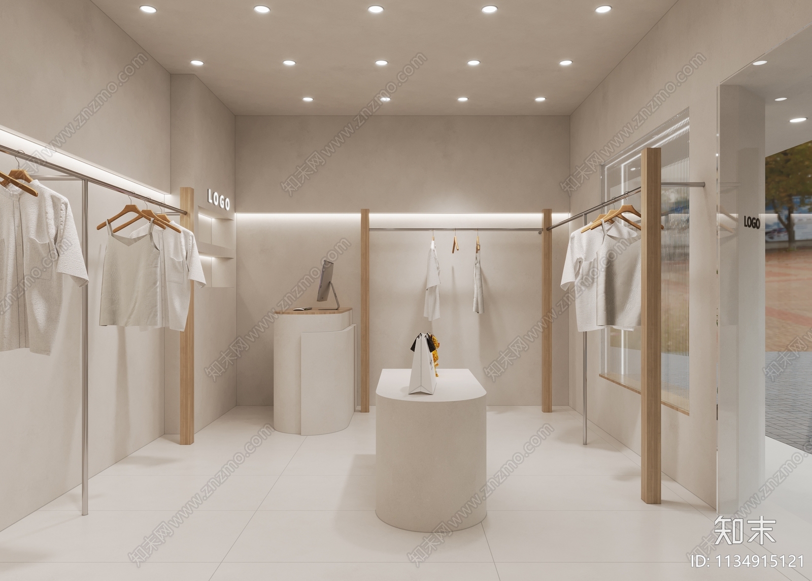 侘寂女装店3D模型下载【ID:1134915121】