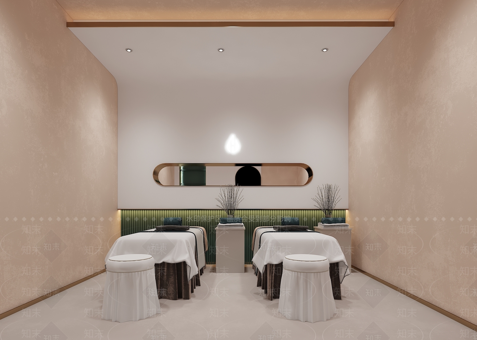 现代美容SPA店包间3D模型下载【ID:1134943097】