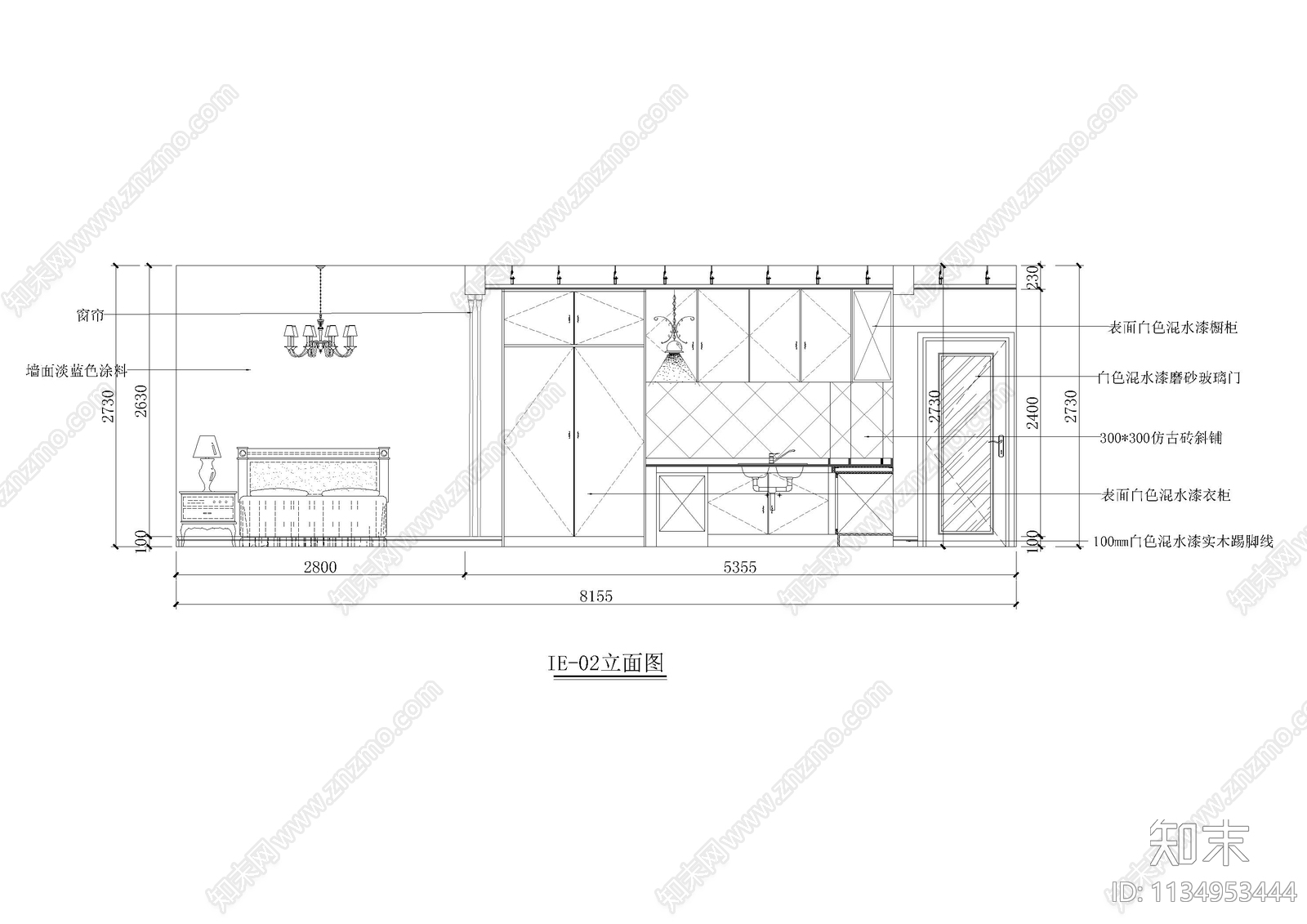 海顿公馆单身公寓平立施工图下载【ID:1134953444】