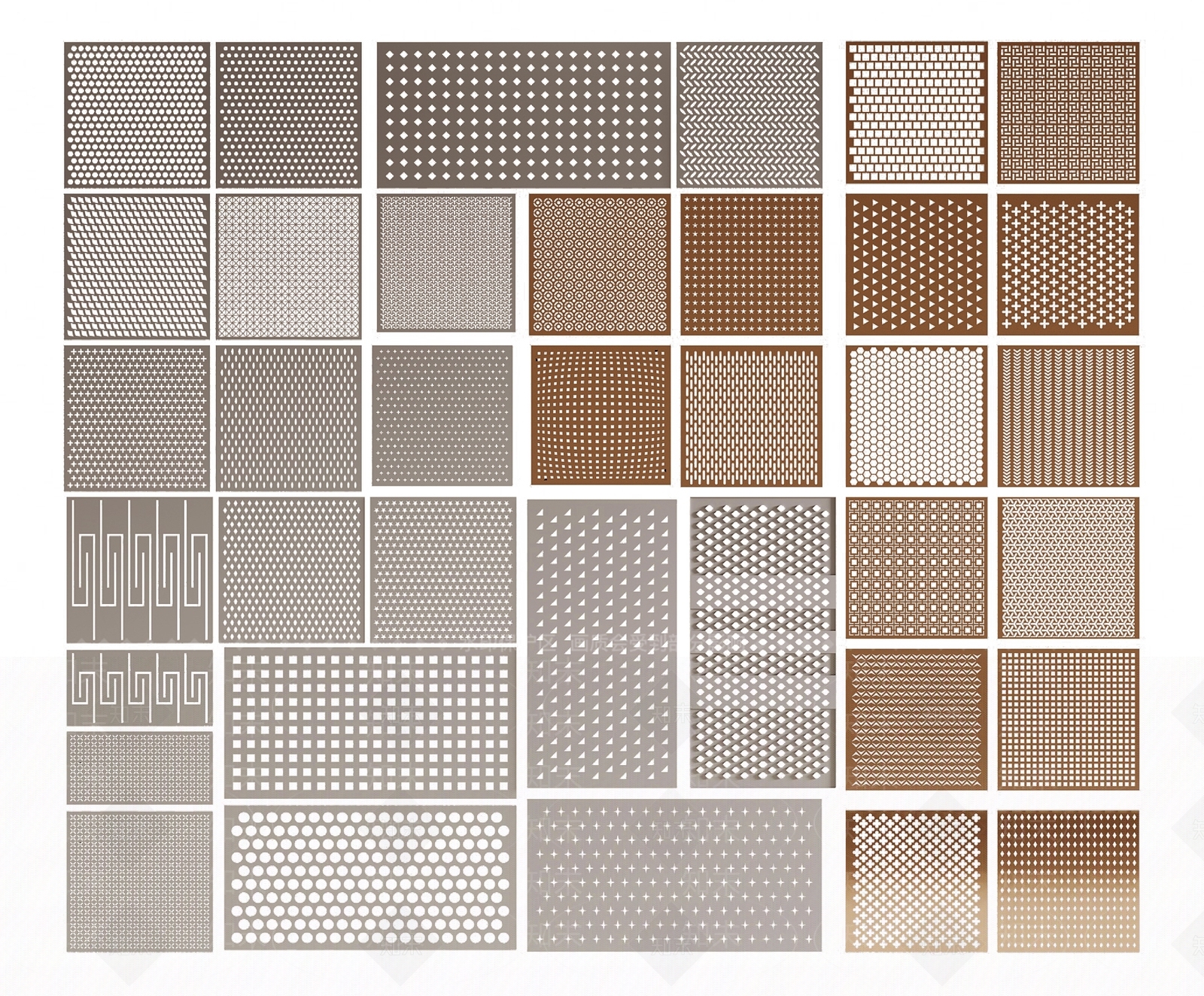 现代镂空雕花板3D模型下载【ID:1134958299】