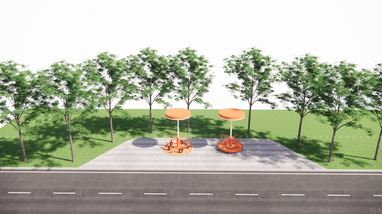 儿童活动器械SU模型下载【ID:1134958479】