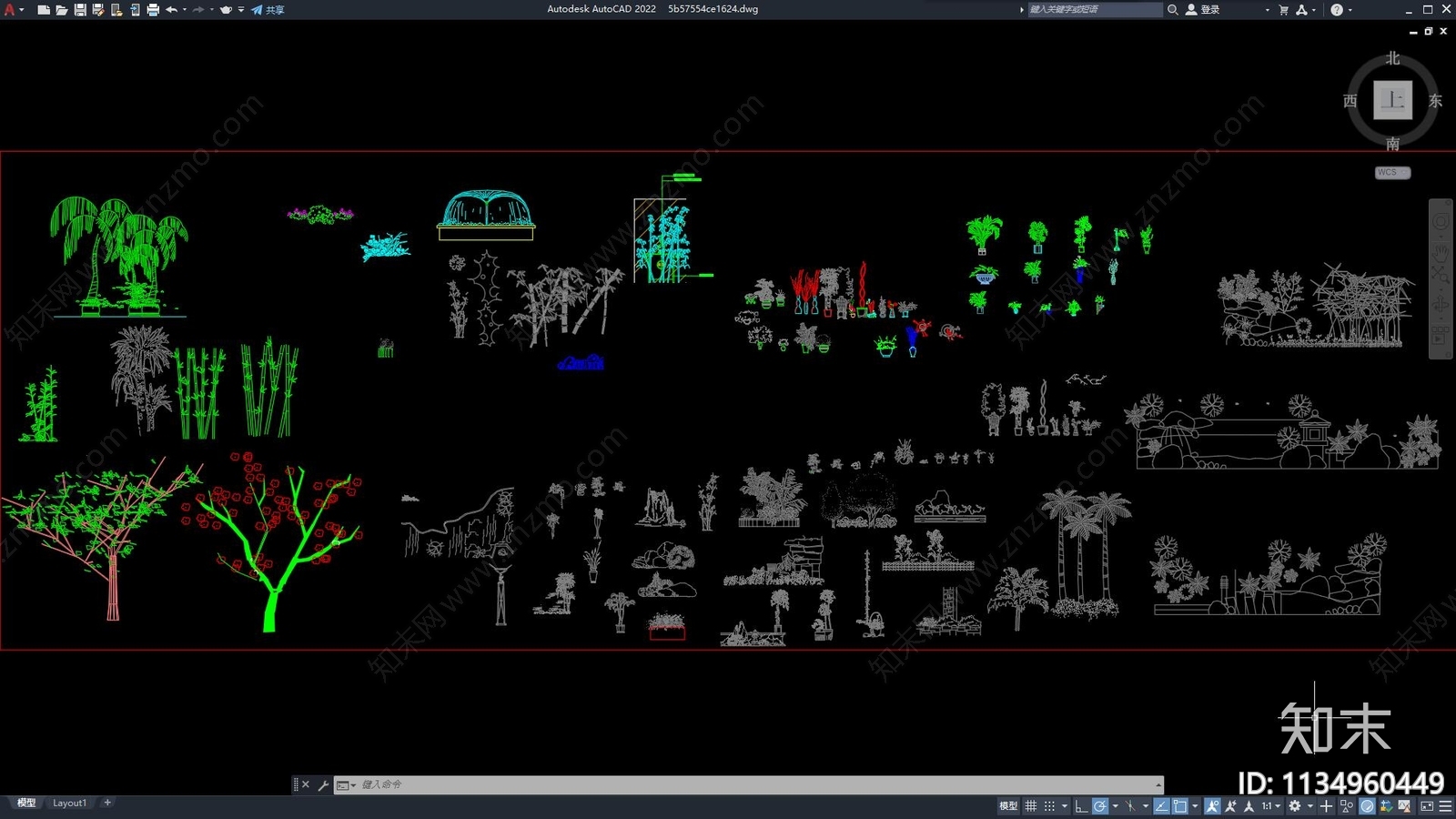 绿植cad施工图下载【ID:1134960449】