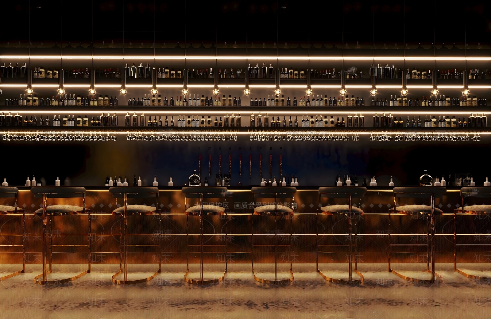 工业风酒吧SU模型下载【ID:1134973559】