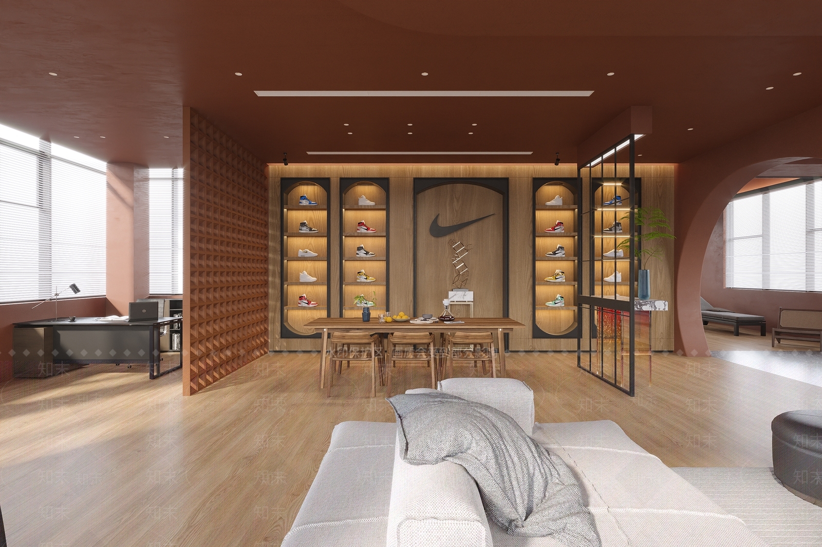 现代商业会所3D模型下载【ID:1134979374】