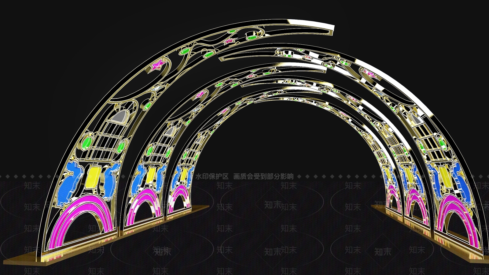 美陈3D模型精品下载_3dmax模型_知末网
