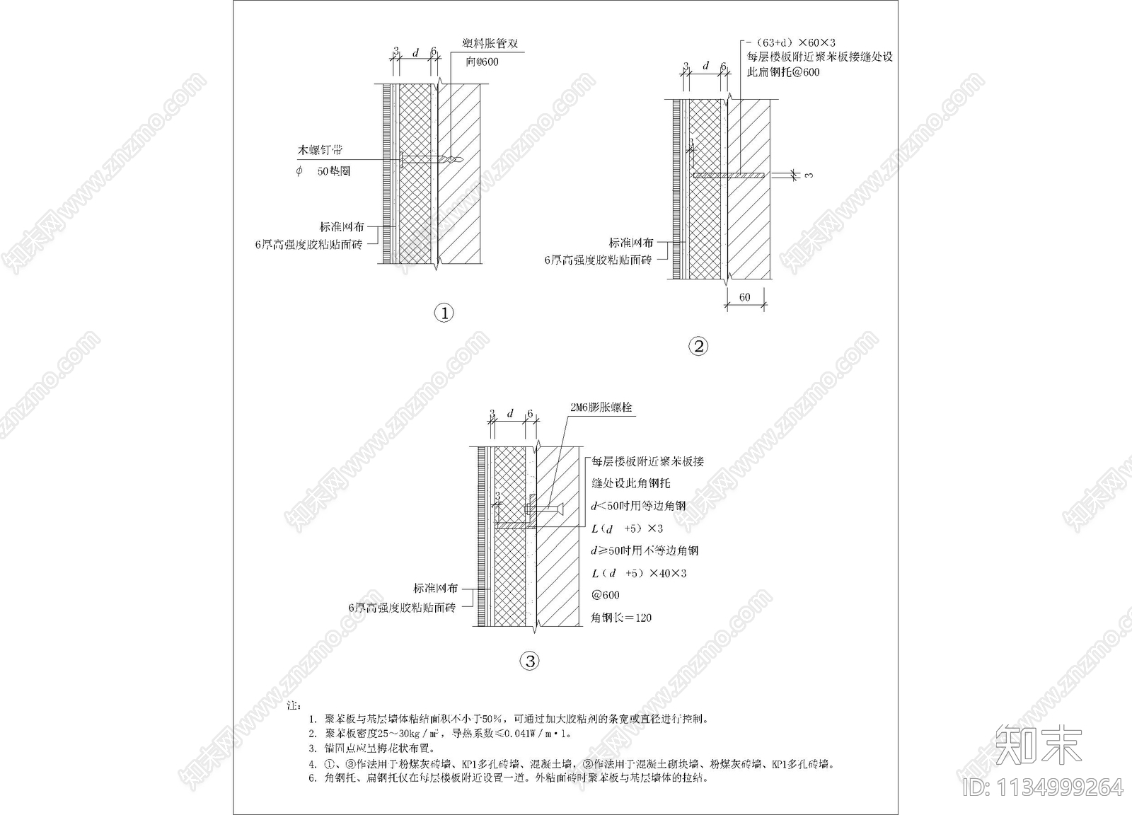 凹凸线大样图cad施工图下载【ID:1134999264】