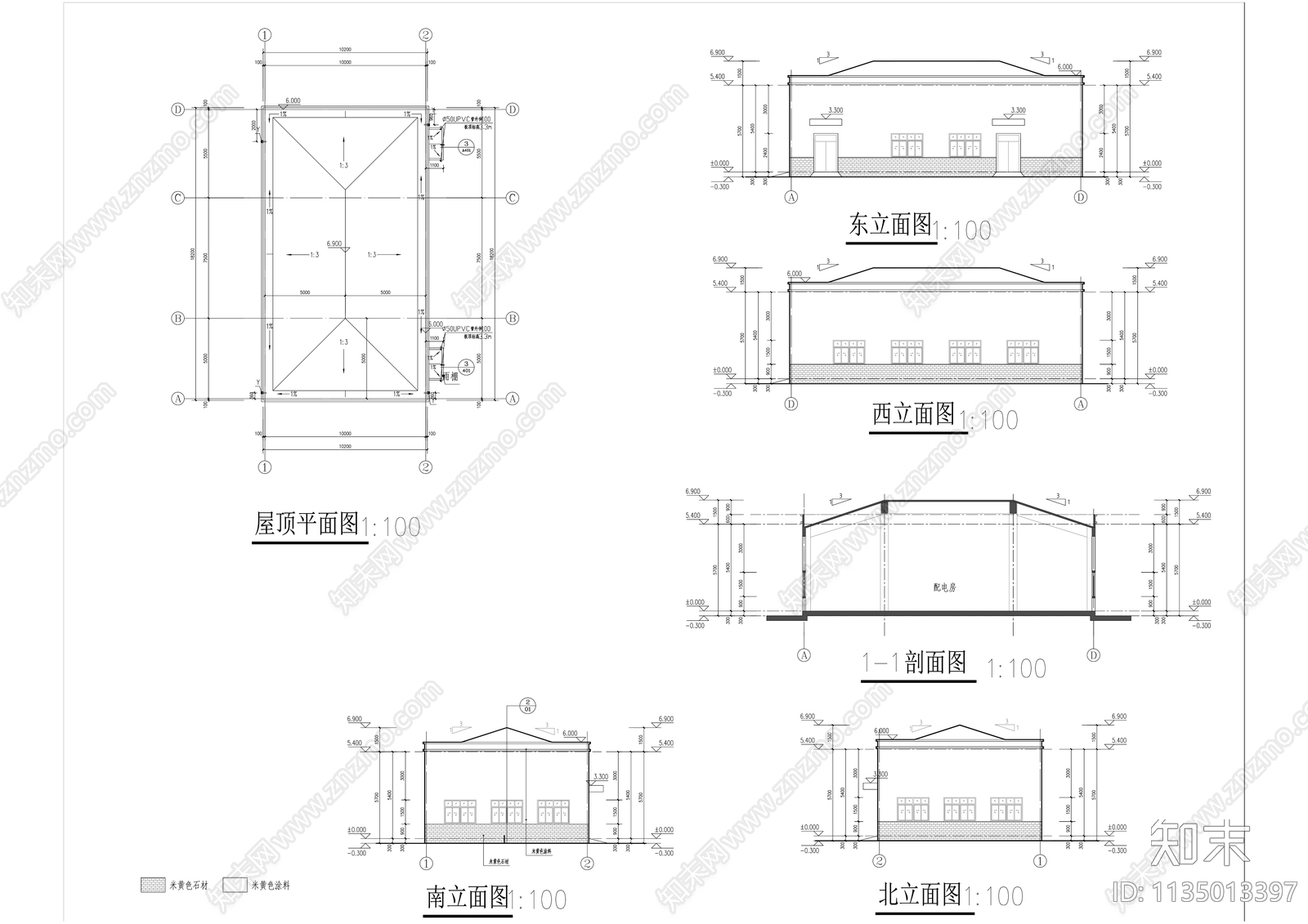 住宅小区配电房变电站施工图下载【ID:1135013397】