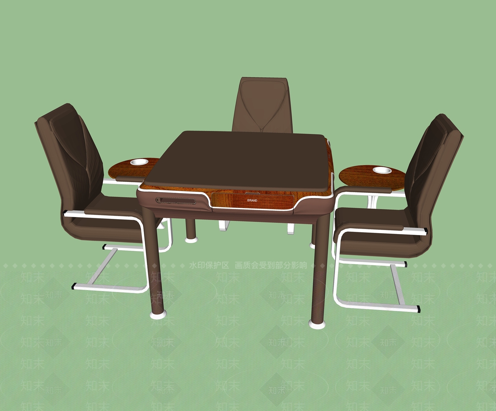 棋牌桌SU模型下载【ID:1135014229】