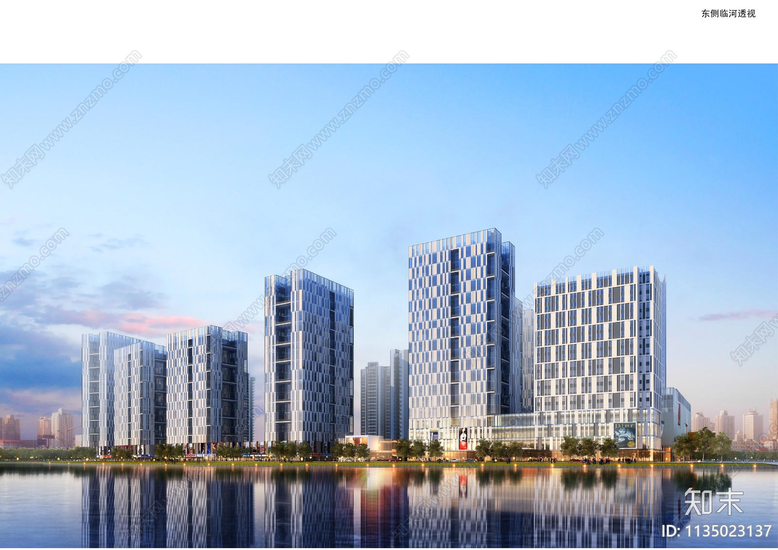 大型城市综合体建筑效果图cad施工图下载【ID:1135023137】