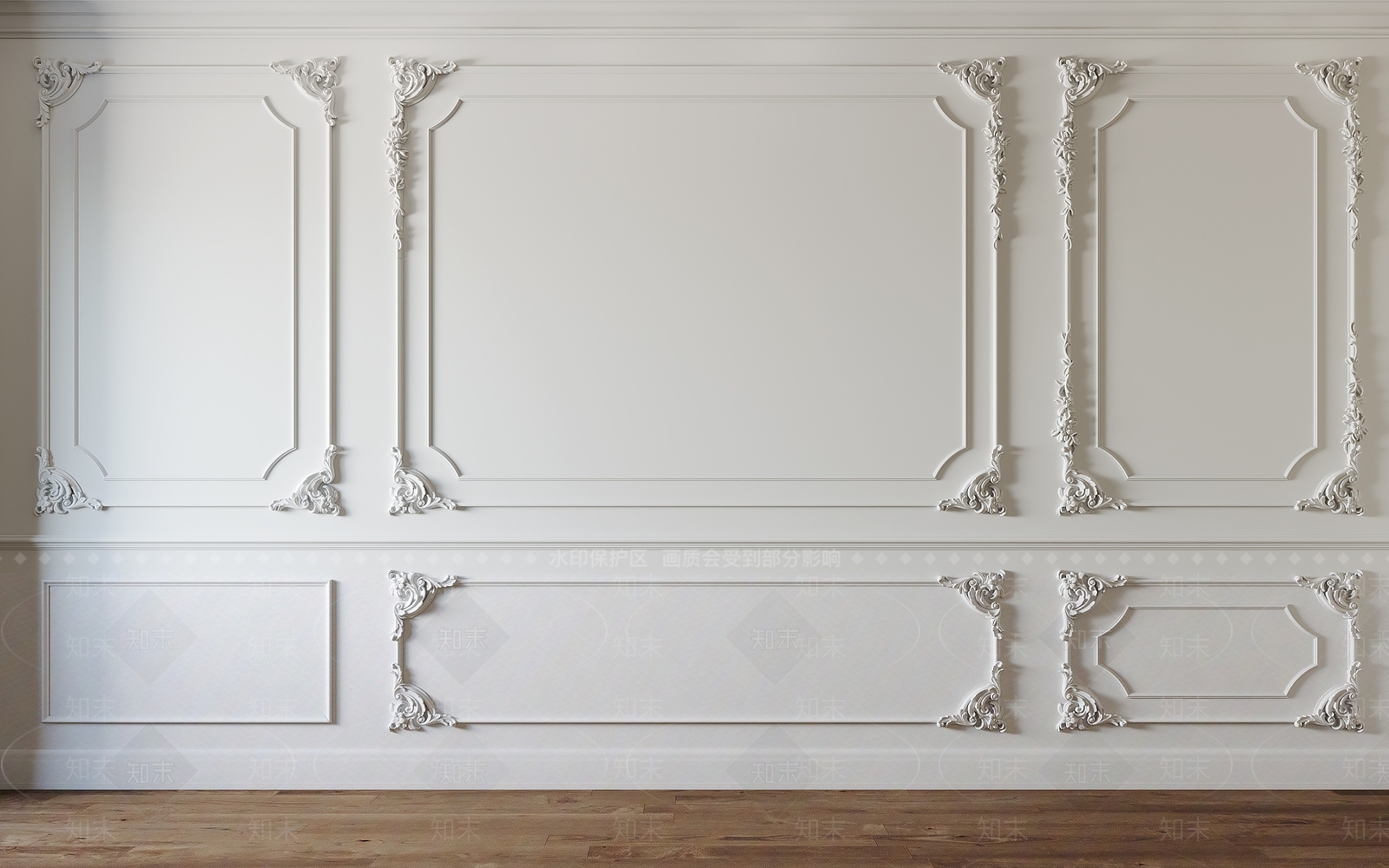 简欧雕花线条3D模型下载【ID:1135034563】