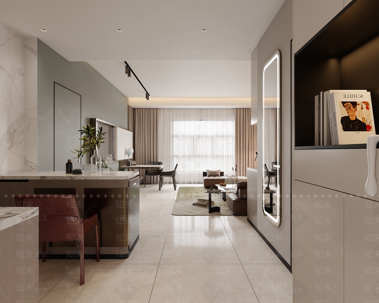 现代单身公寓3D模型下载【ID:1135051891】