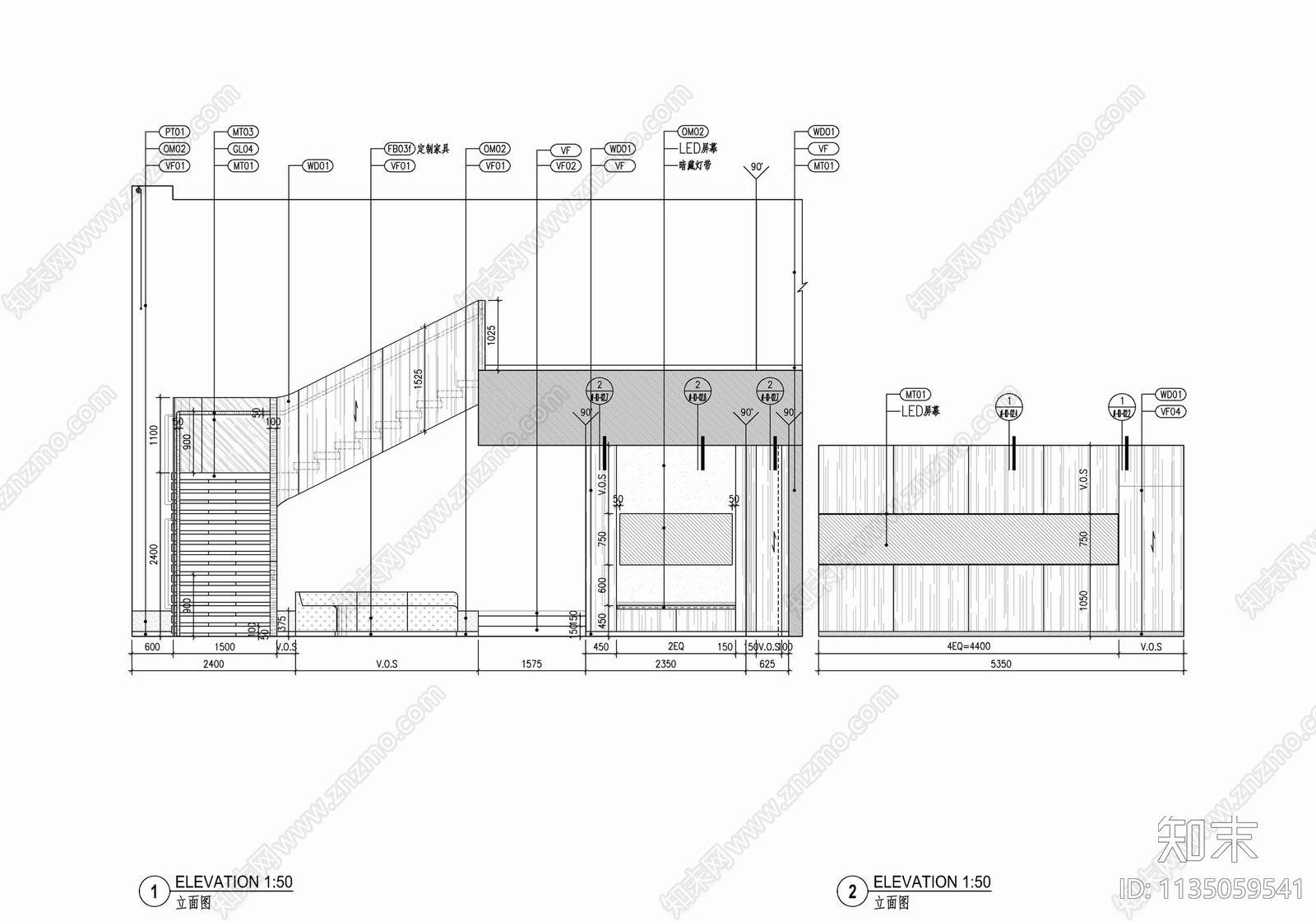 医院门诊部室内cad施工图下载【ID:1135059541】