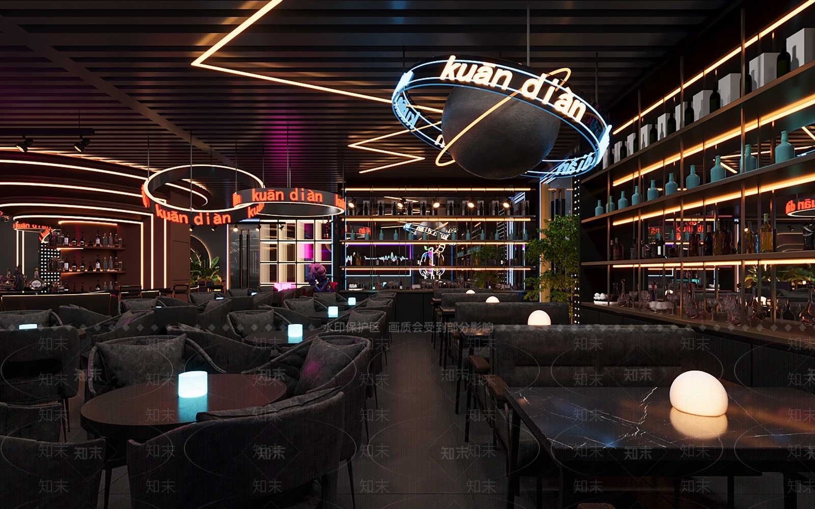 现代音乐酒吧3D模型下载【ID:1135066027】